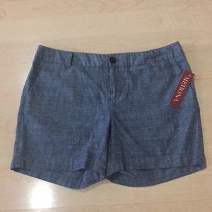 NWT Merona blue chino shorts size 2